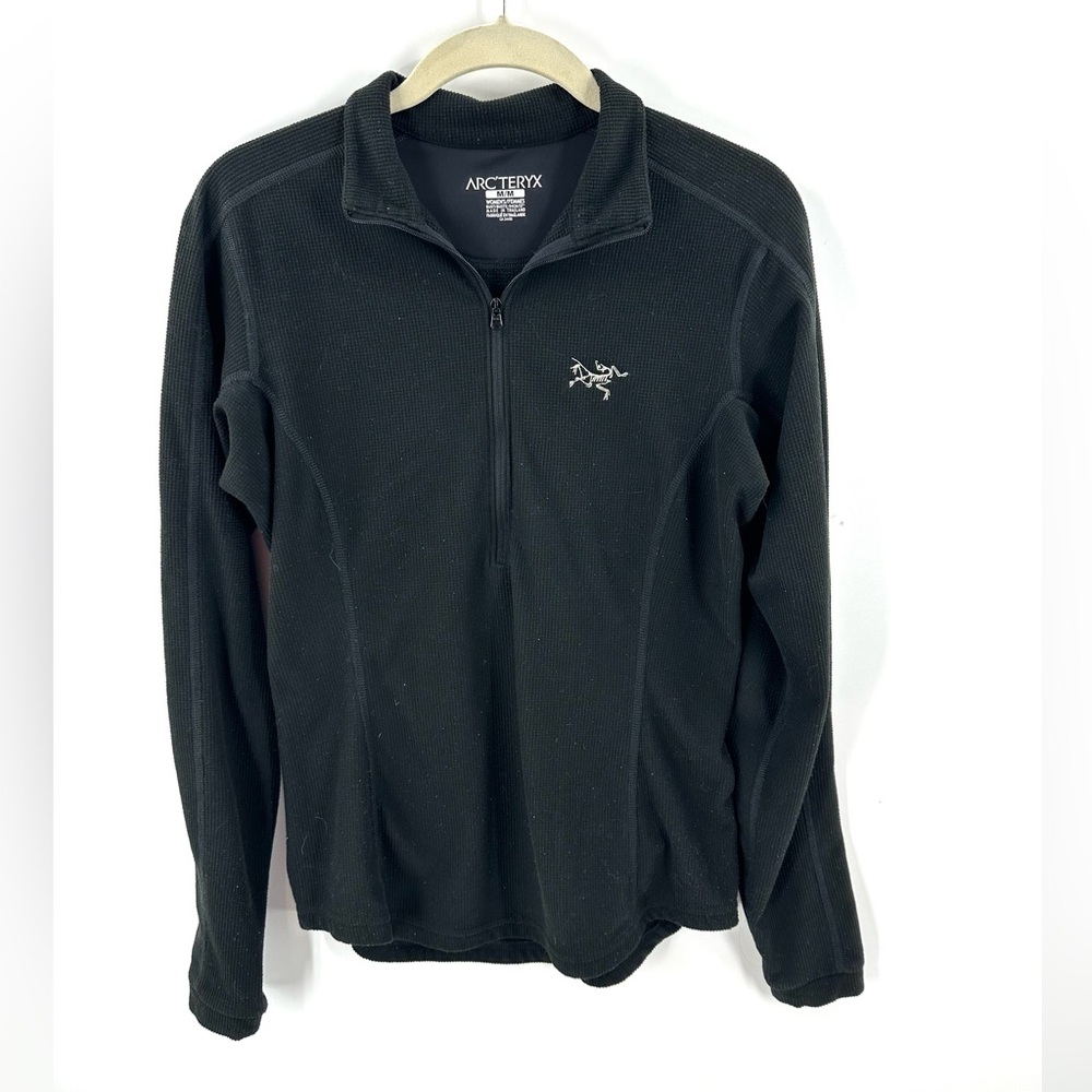 Arcteryx Delta LT Half Zip Fleece Pullover Womens Medium Polartec Waffle Thermal